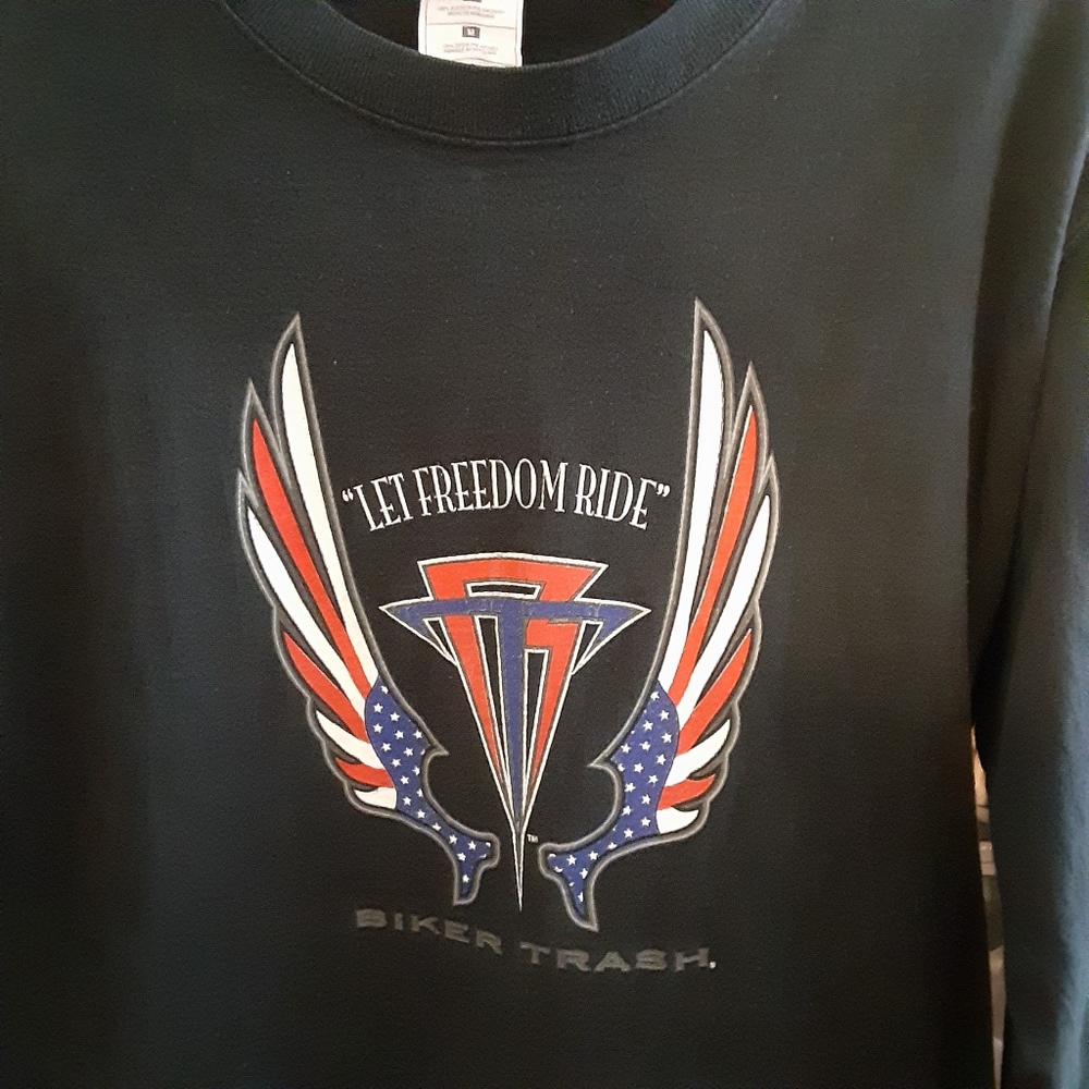 Long sleeved Biker Trash tee